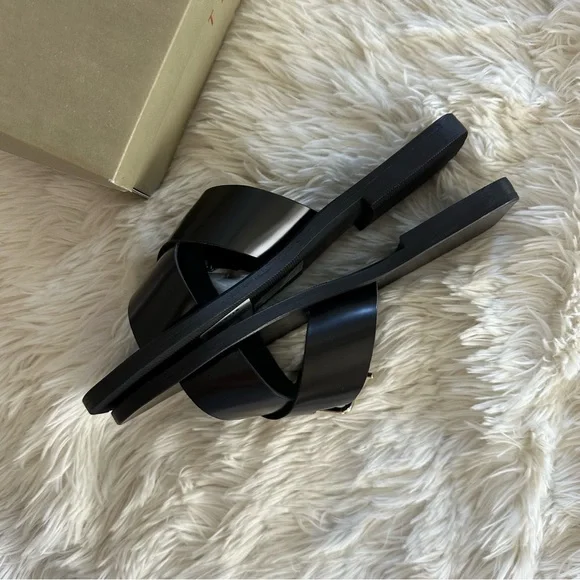 Ted Baker London Buckle Detail Slide Sandal (slide)
BLACK, Size 6 M - Picture 7 of 7